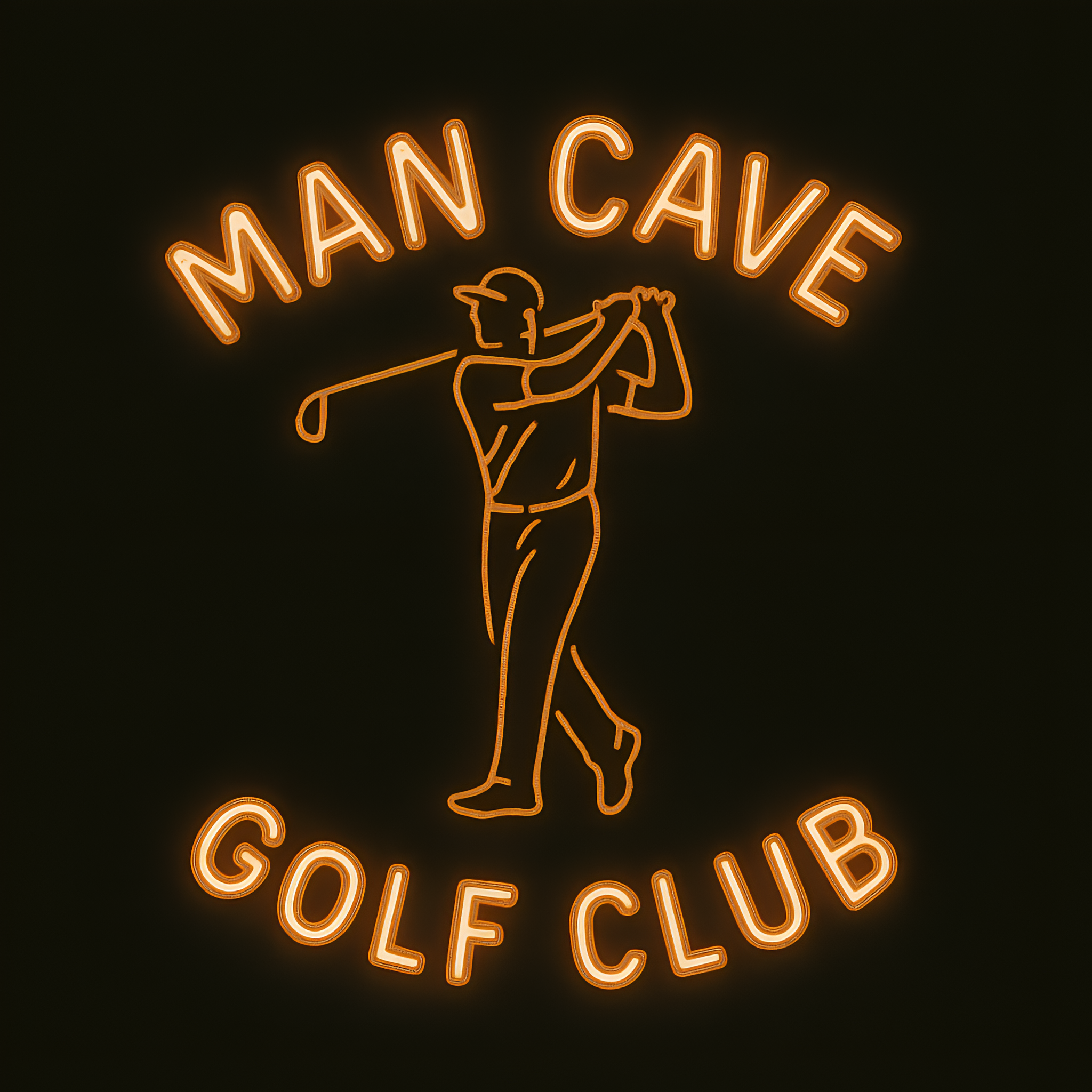 Man Cave Golf Club Logo